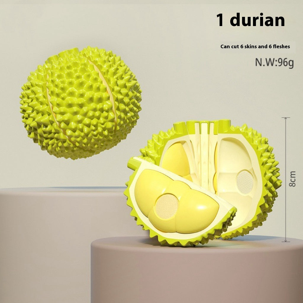 Durian Slicer Toy Peeling Children Play House Simulation Durian Pressure Toy