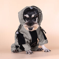 Pet Reflective All-inclusive Four-legged Large Dog Raincoat