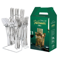 Gold Dinnerware Set Stainless Steel Tableware Set Knife