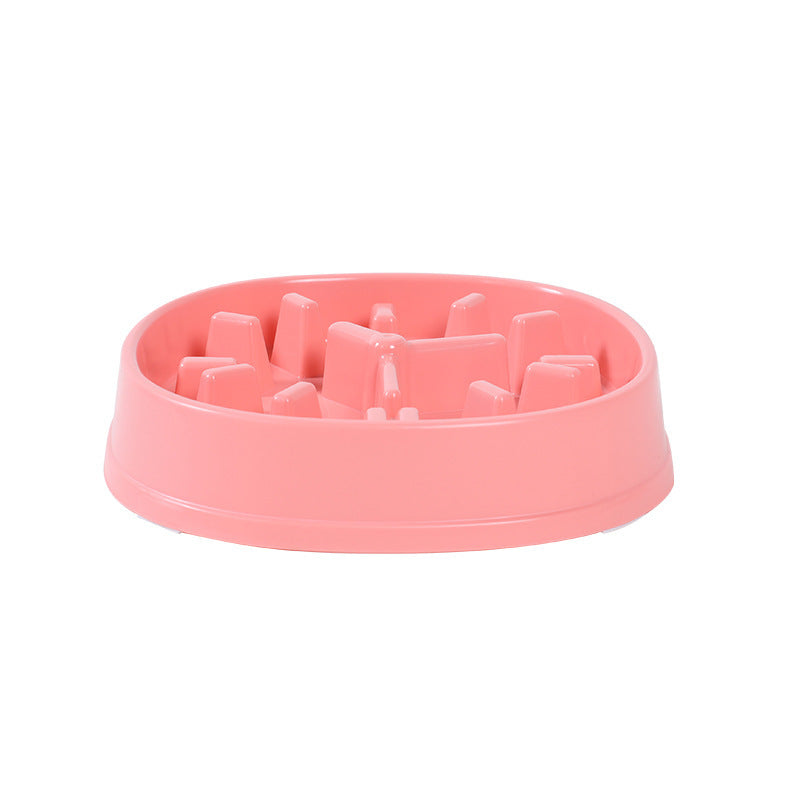 Dog Choking Prevention Bowl Slow  Non-slip Clock-shaped