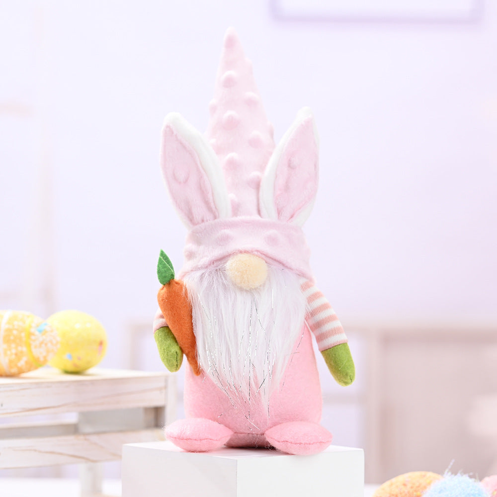 New Easter faceless old man doll land elf Rudolph doll decoration Easter atmosphere layout