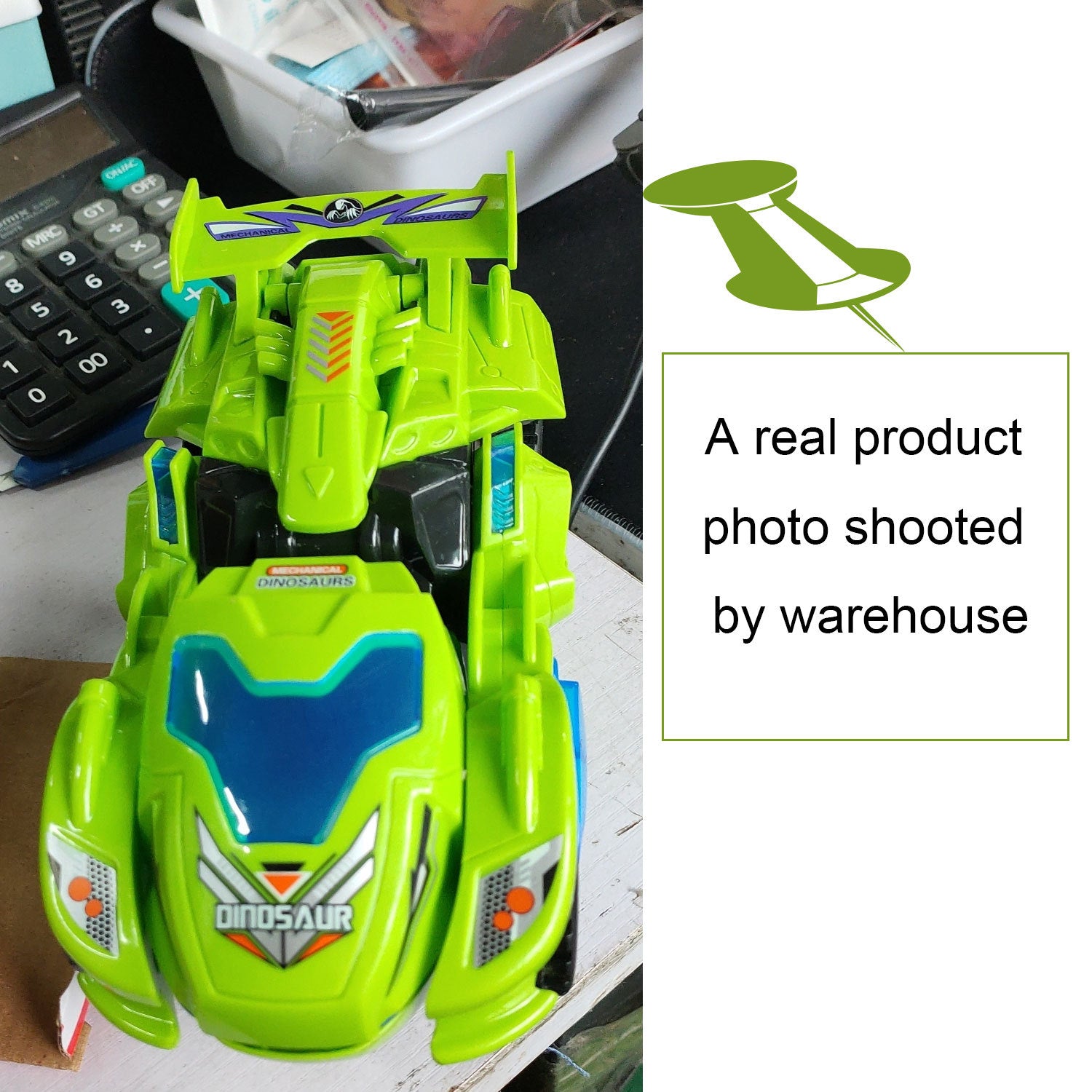 Electric dinosaur deformation toy
