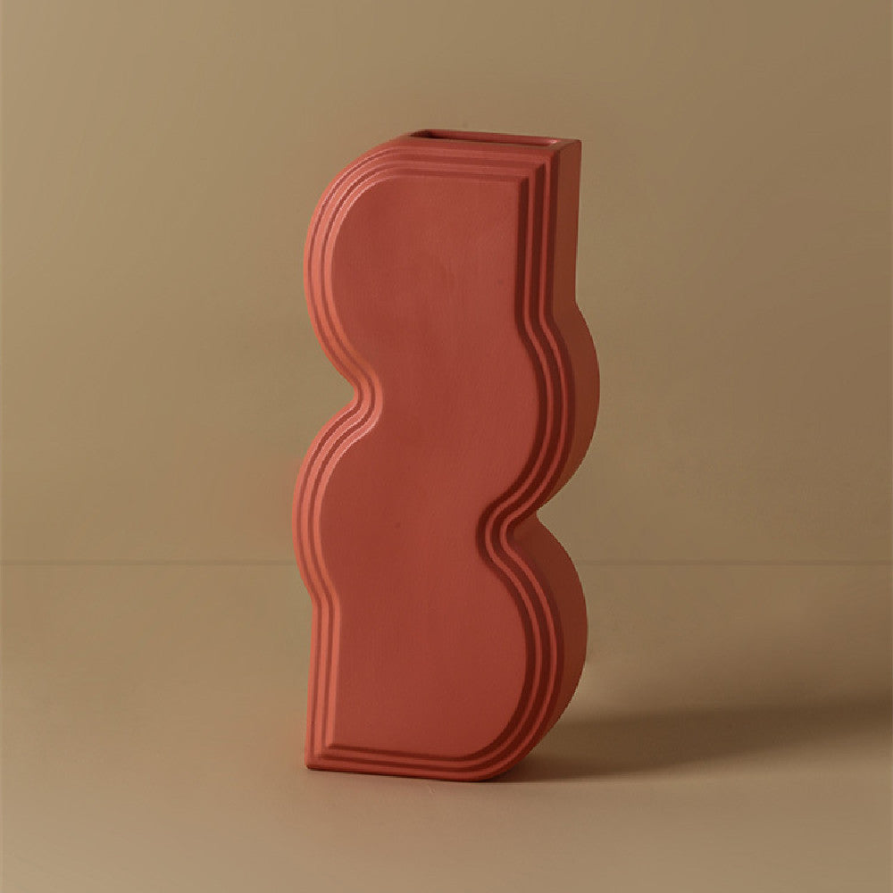 Geometrically Simple Art Vase Ornaments