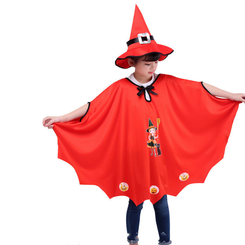 Halloween Children's Cloak Performance Costume Suit