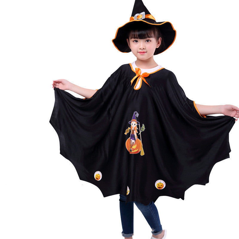 Halloween Children's Cloak Performance Costume Suit