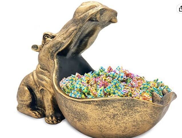Hippo Decoration Creative Home Living Room Shoe Cabinet Sundries Organizer Ornament