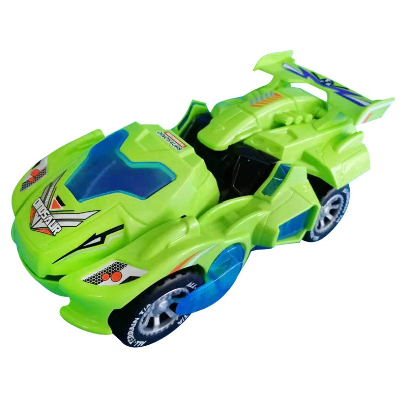Electric dinosaur deformation toy