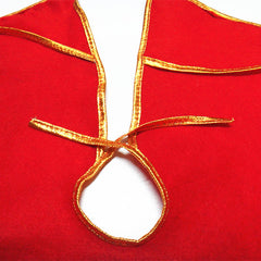 Christmas tree skirt 60cm non-woven fabric gold border single picture Christmas decoration