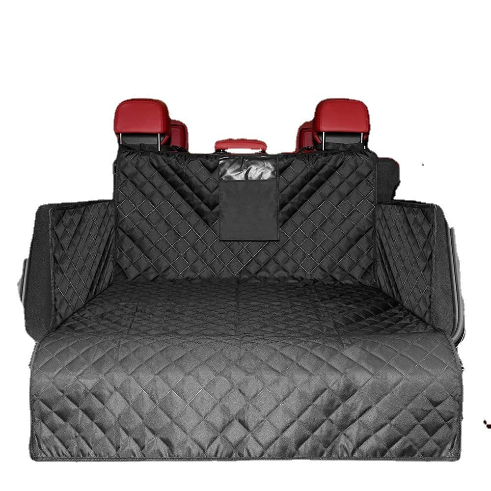 New Dog Mat In The Car Boot Of Pets