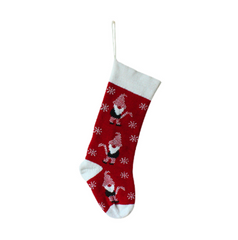 Knitted Christmas stockings Santa Claus gift bags Christmas tree decorations Christmas children's gift candy bags
