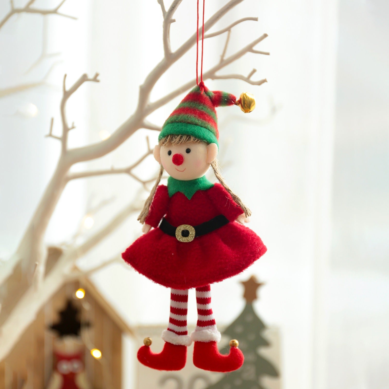 Creative Christmas Cute Elf Doll Small Pendant Christmas Tree Decoration Pendant Accessories