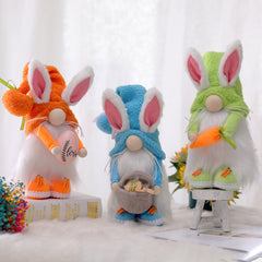 Easter Carrot Bunny Cartoon Cute Rabbit Decorative Ornament