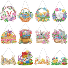 Handmade DIY Diamond Painting Cartoon Easter Bunny