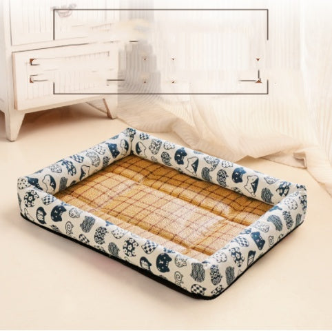 Universal Summer Mat Ice Silk Dog Cat Kennel
