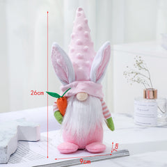 Easter Bunny Doll Decoration Faceless Old Man
