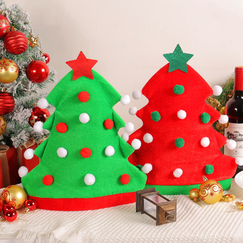 Christmas tree hat creative Christmas hat holiday party elf hat Christmas hat