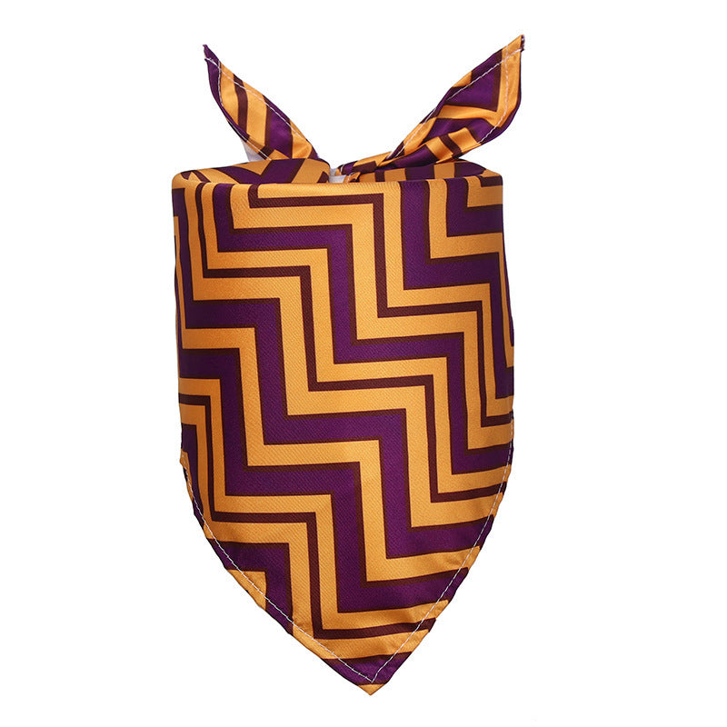 Halloween Dog Saliva Towel Triangular Binder Pet Scarf