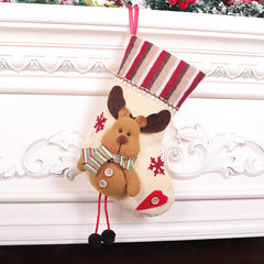 Christmas Supplies Medium Christmas Socks Doll Socks Cartoon 3D Christmas Pendant Decoration Gift Bag