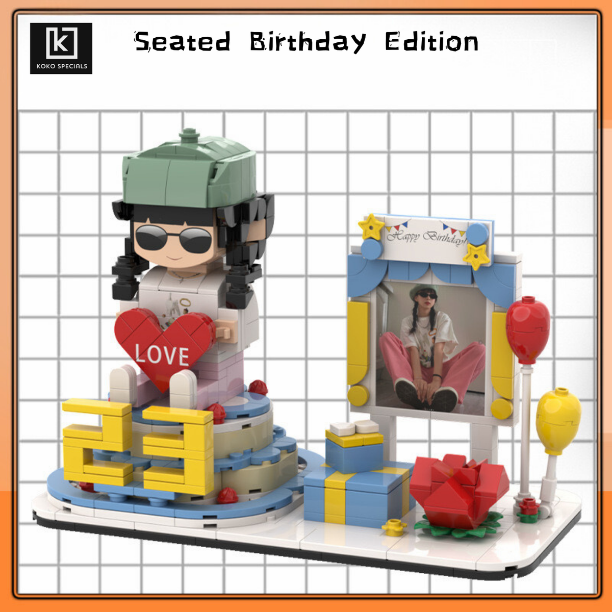 DIY Photo Block Toy Model – Personalized Building Block Figures