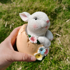 Easter Bunny Egg Resin Sculpture Resin