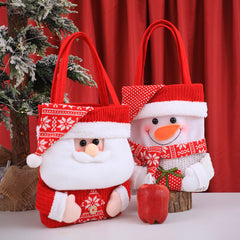 Christmas Gift Bag Christmas Eve Apple Bag Gift Bag Handbag Flip Hat Cartoon Candy Bag