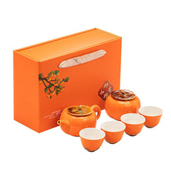 Gift Box With Hand Gift Set Ceramic Tea Set Suit