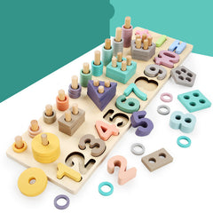 Toy digital puzzle blocks