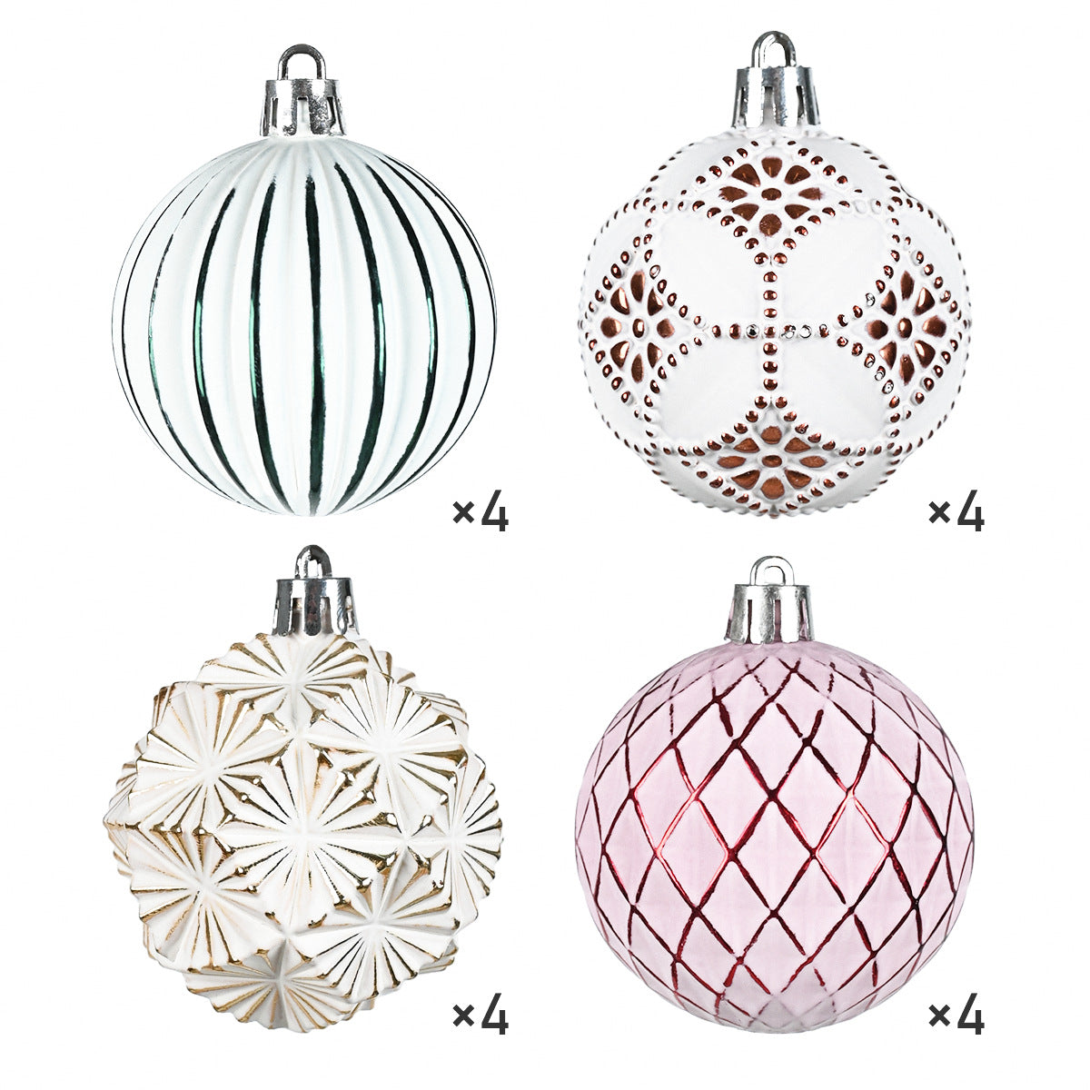 Christmas Ball Gift Box Vintage Christmas Ball Christmas Decorations Christmas Tree Pendant 6cm Christmas Ball