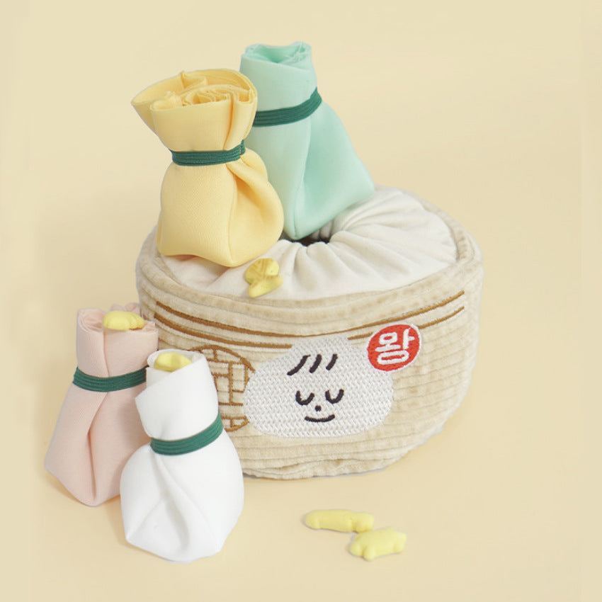 Tibetan Food Leakage  Dumplings Cute Dog Toy