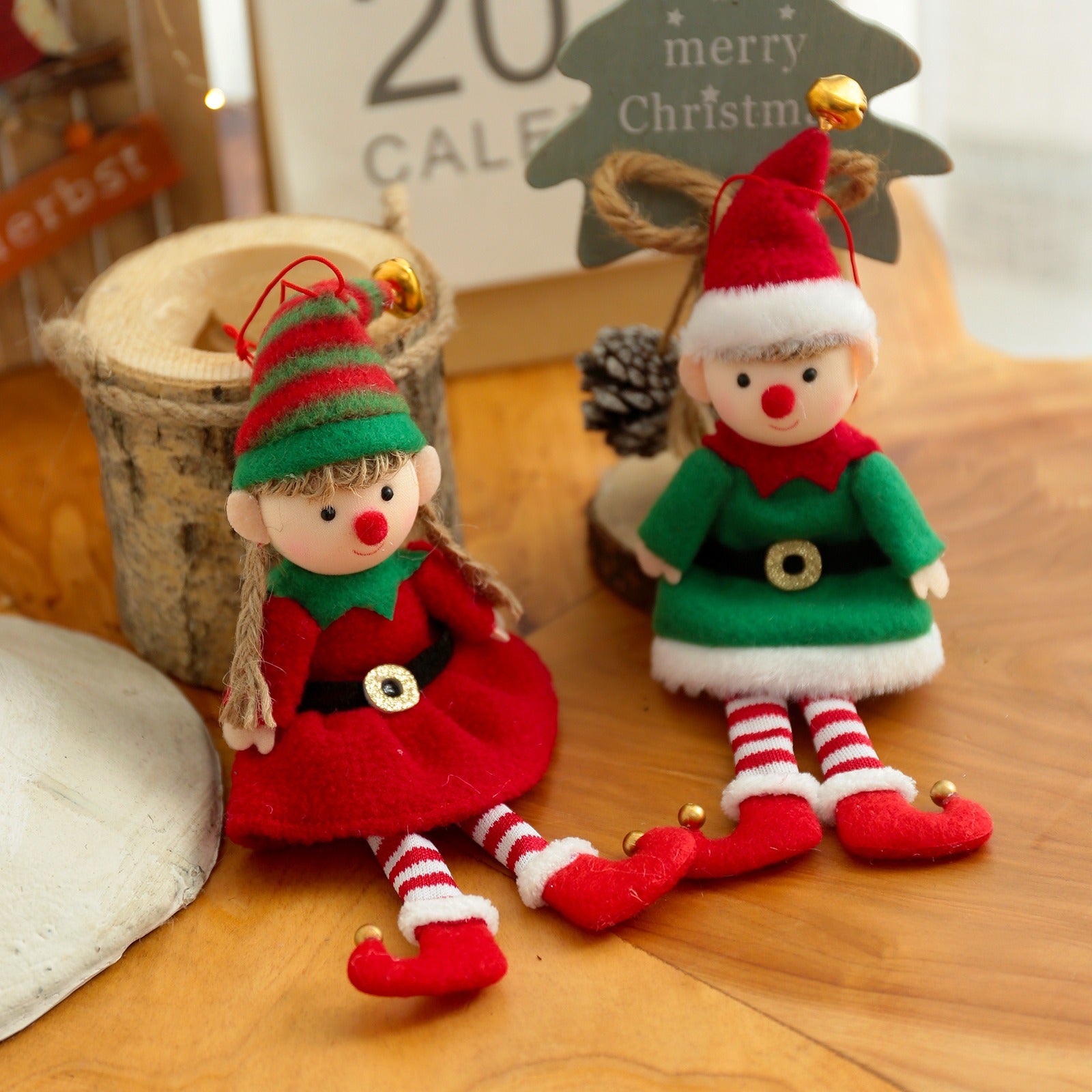 Creative Christmas Cute Elf Doll Small Pendant Christmas Tree Decoration Pendant Accessories