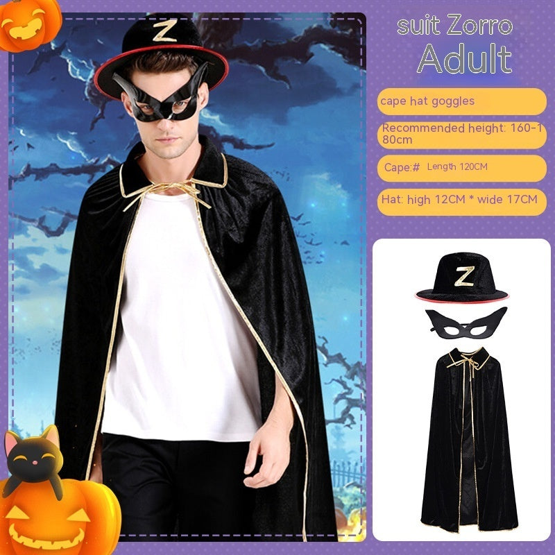 Halloween Costume Play Vampire Suit