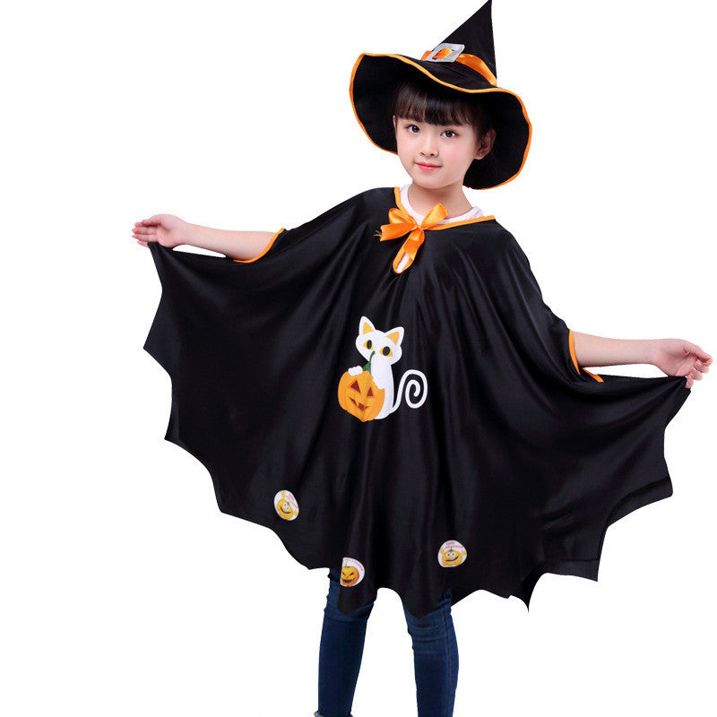 Halloween Children's Cloak Performance Costume Suit