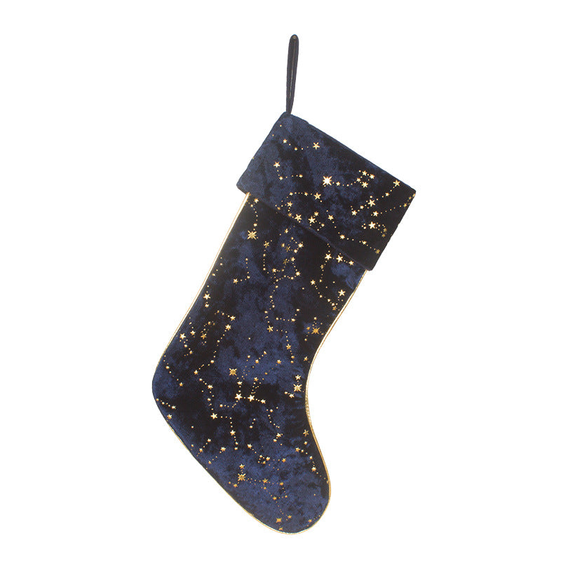 Christmas Gift Candy Bag Pendant Star Christmas Socks Christmas Socks Decoration