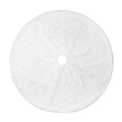 White tree skirt 78cm 90cm 122cm high-end plush sequin Christmas tree skirt Christmas tree decoration