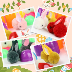Creative Upgrade Models Easter Bunny Surprise Eggs 24 Pieces Set Children's Gifts Easter Basket Eggs