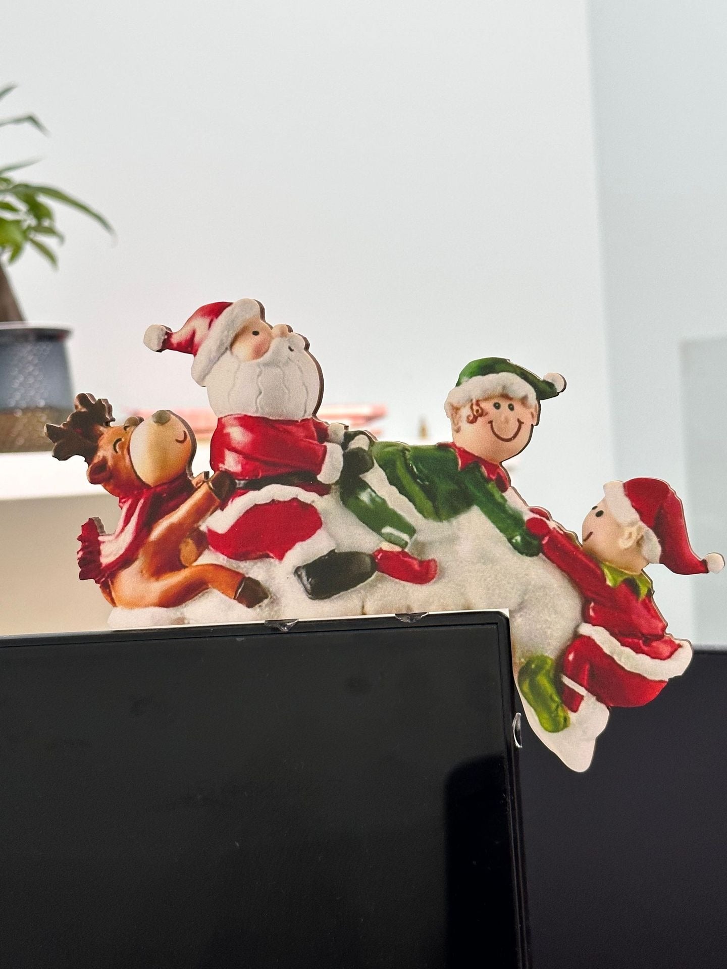 Christmas door frame decoration Christmas door corner door frame decoration