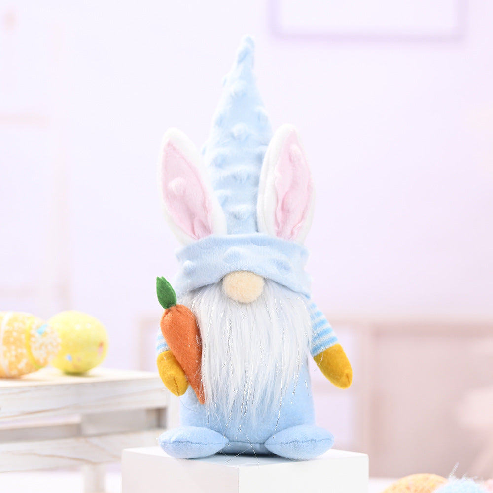 New Easter faceless old man doll land elf Rudolph doll decoration Easter atmosphere layout