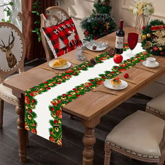 Christmas Bell Table Flag Christmas Day Cabinet Decoration Tablecloth Mat Tea