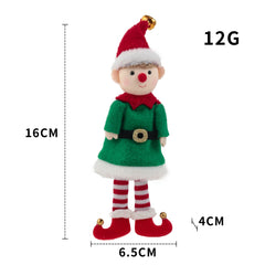 Creative Christmas Cute Elf Doll Small Pendant Christmas Tree Decoration Pendant Accessories