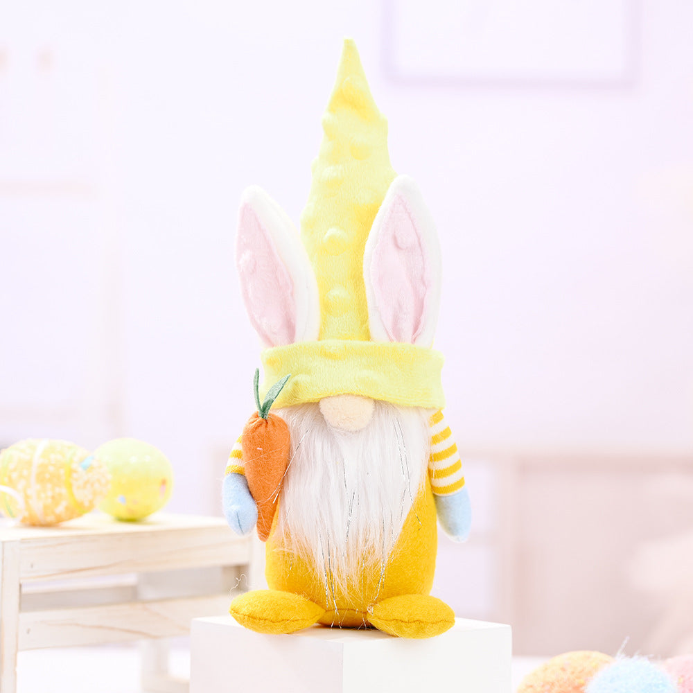 New Easter faceless old man doll land elf Rudolph doll decoration Easter atmosphere layout