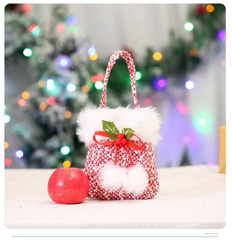 New Christmas Gift Bag Christmas Eve Handheld Apple Bag Candy Bag Creative Gift Bag