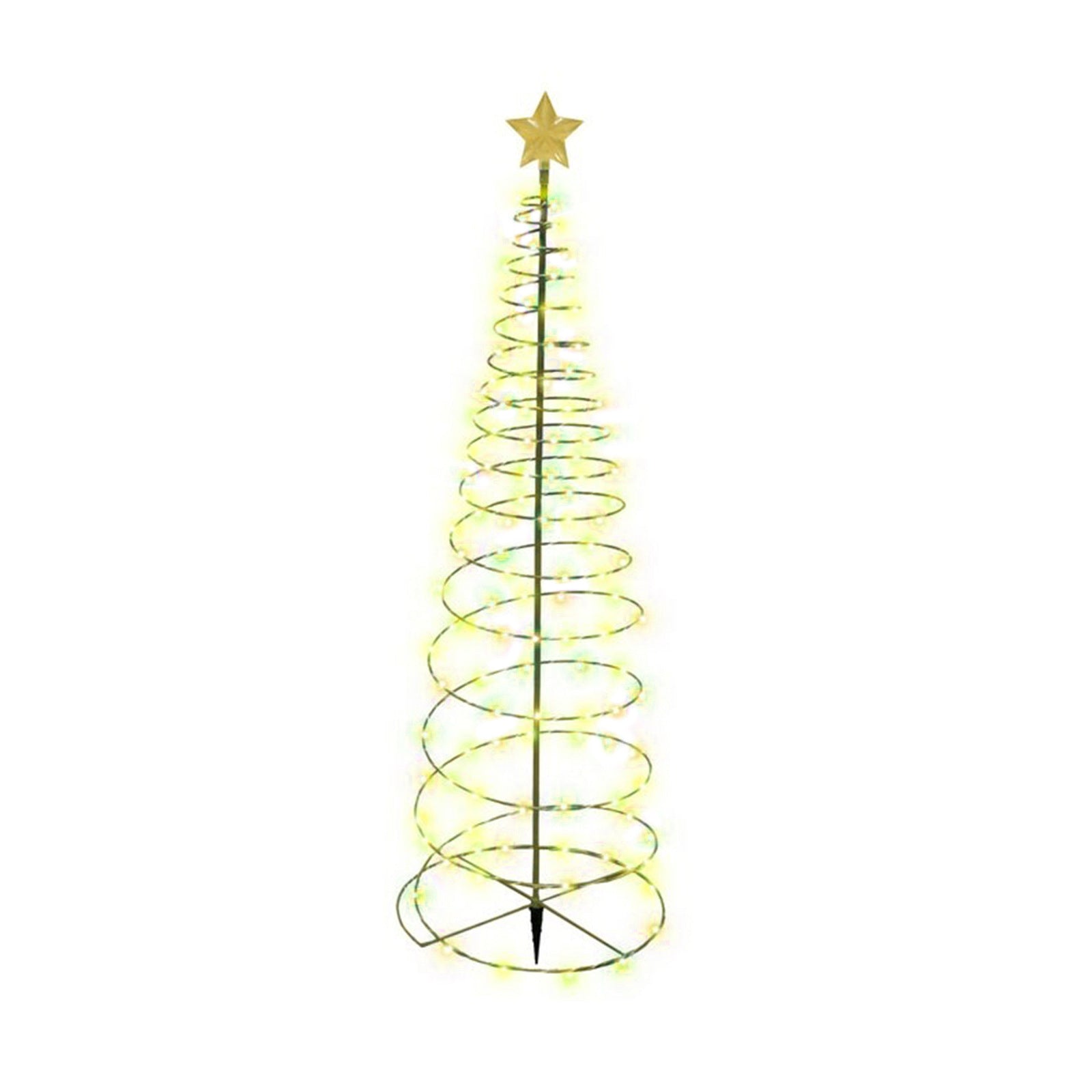 Christmas Garden Lights String Stars Christmas Tree Decorative Color Lights LED Solar Christmas Tree