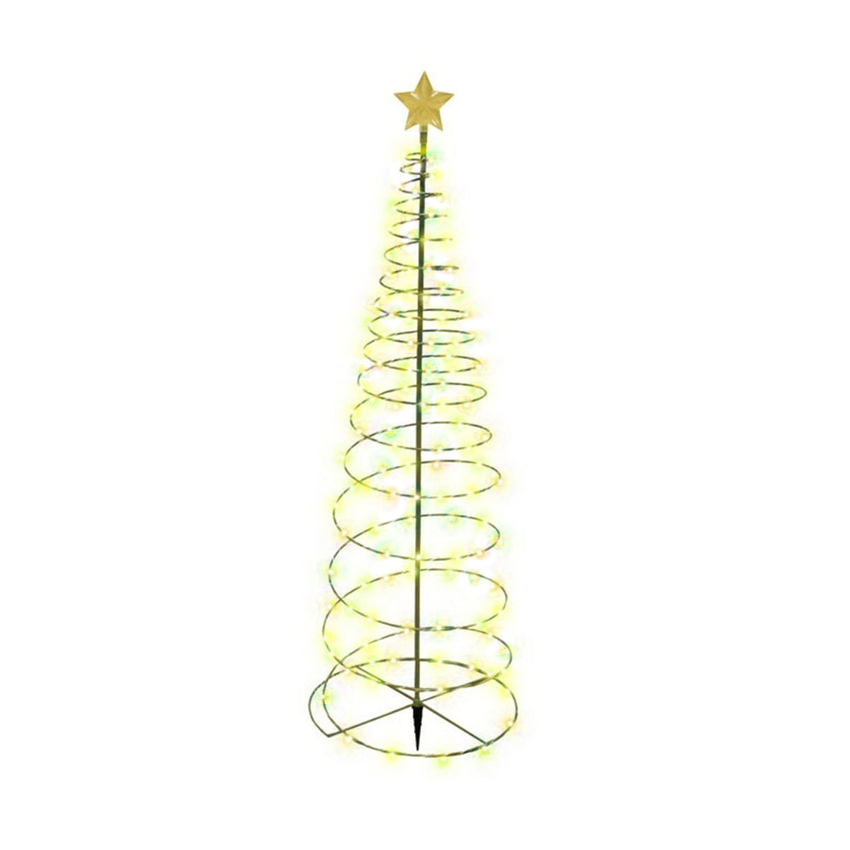 Christmas Garden Lights String Stars Christmas Tree Decorative Color Lights LED Solar Christmas Tree