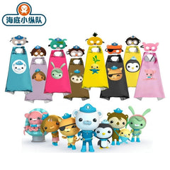 Octonauts Anime Figure Mask Toddler Halloween Role play Costumes Cape With Mask For Kwazii Barnacles Dashi Peso Cosplay Kid Gift