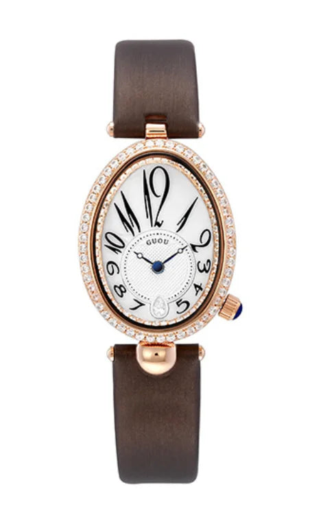 2021 New Fashion Oval Watch Female Top Brand Diamond Studded Elegant Waterproof Quartz Clock for Wife Gift Relogio Feminino
