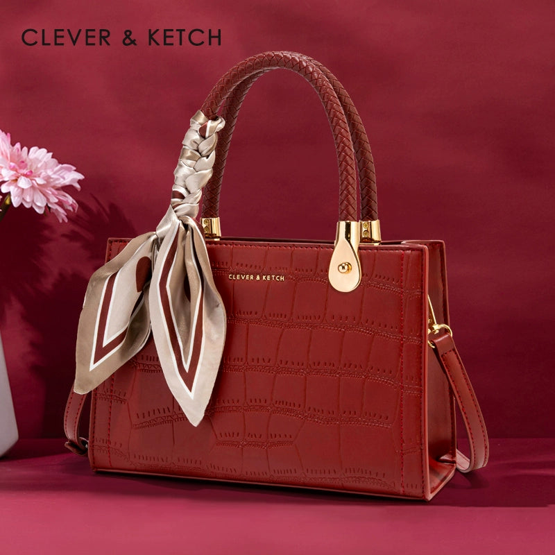 Clever & Ketch Wedding Bag Female Bride 2024 New Arrival Send Mother Bag Birthday Gift Red Wedding Bag Wedding Bag Female