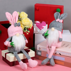 Easter Rabbit Doll Creative Faceless Doll Scene Decoration Ornaments