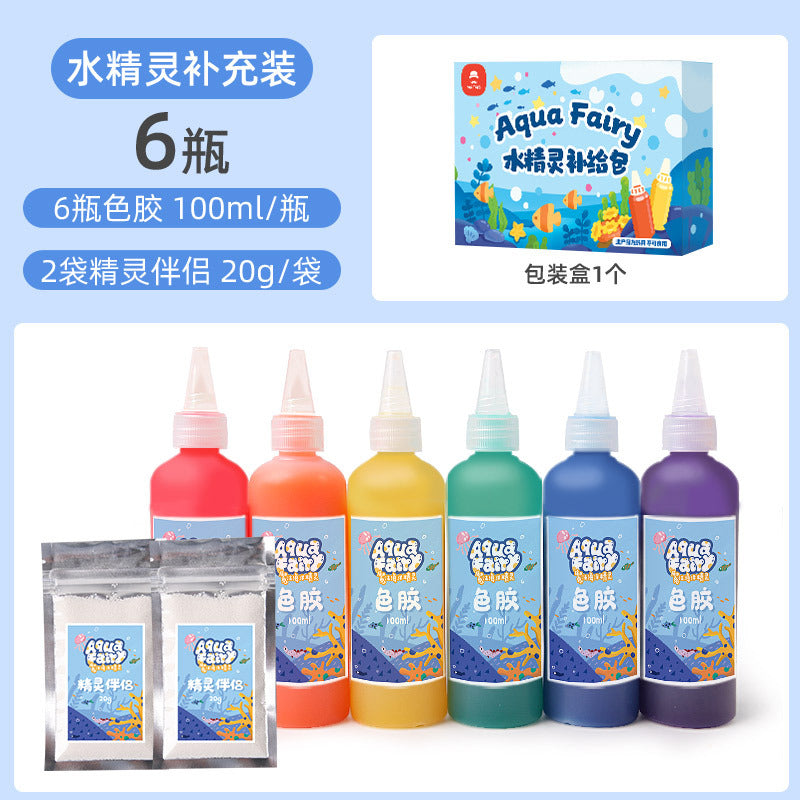 Mr. Toy Kidsren's Magical Water Elf Toy Water Baby Magical Magic Handmade DIY Production Material Set