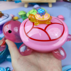 Big Mac Luminous Turtle Mini Internet Red Little Turtle Touch Toy Large All-chan Red Ornaments for Girls