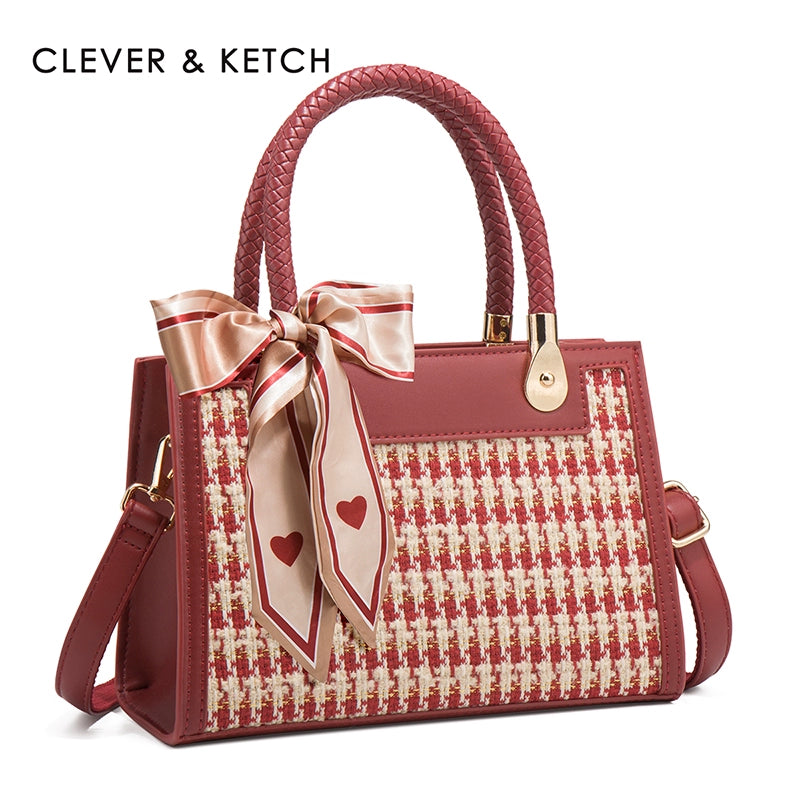 Clever & Ketch Wedding Bag Female Bride 2024 New Arrival Send Mother Bag Birthday Gift Red Wedding Bag Wedding Bag Female